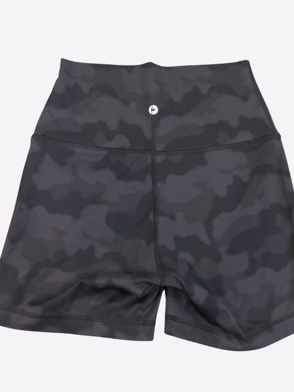 90 Degree Black Camo Luxe Biker Shorts Womens Sz Small Lulu Dupe